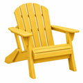 Adirondackstuhl 80 x 86 x 95 cm aus Holz Gelb für Garten und Terrasse