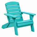 Adirondack Gartenstuhl 80 x 92 x 98 cm Holz Türkis mit Armlehnen